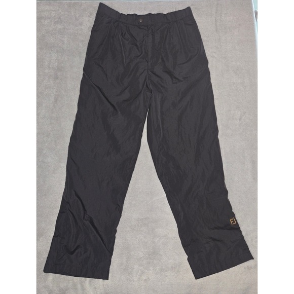 FootJoy Other - FootJoy DryJoys Mens Golf Rain Pants Black Waterproof Size Large L Snap Leg
